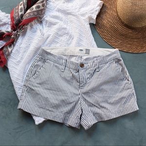 Gray & stripped shorts 4” inseam 0